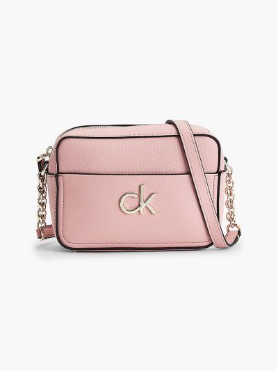 Calvin Klein Táskák & Kiegészítők HU676476 | Calvin Klein Faux Bőr Női Crossbody Táska Szürke / Rózs